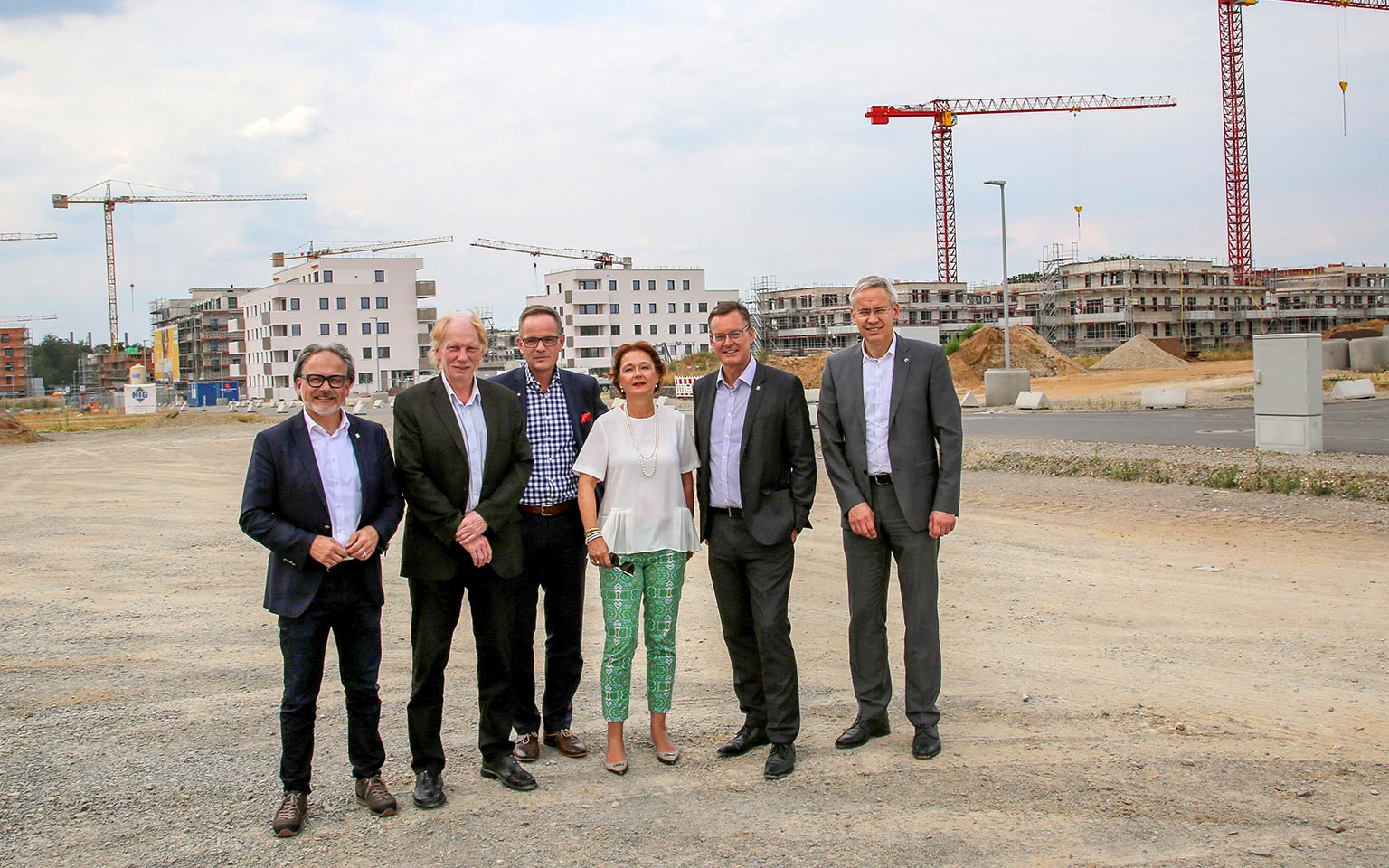 Gruppenfoto mit Gdw-Präsident