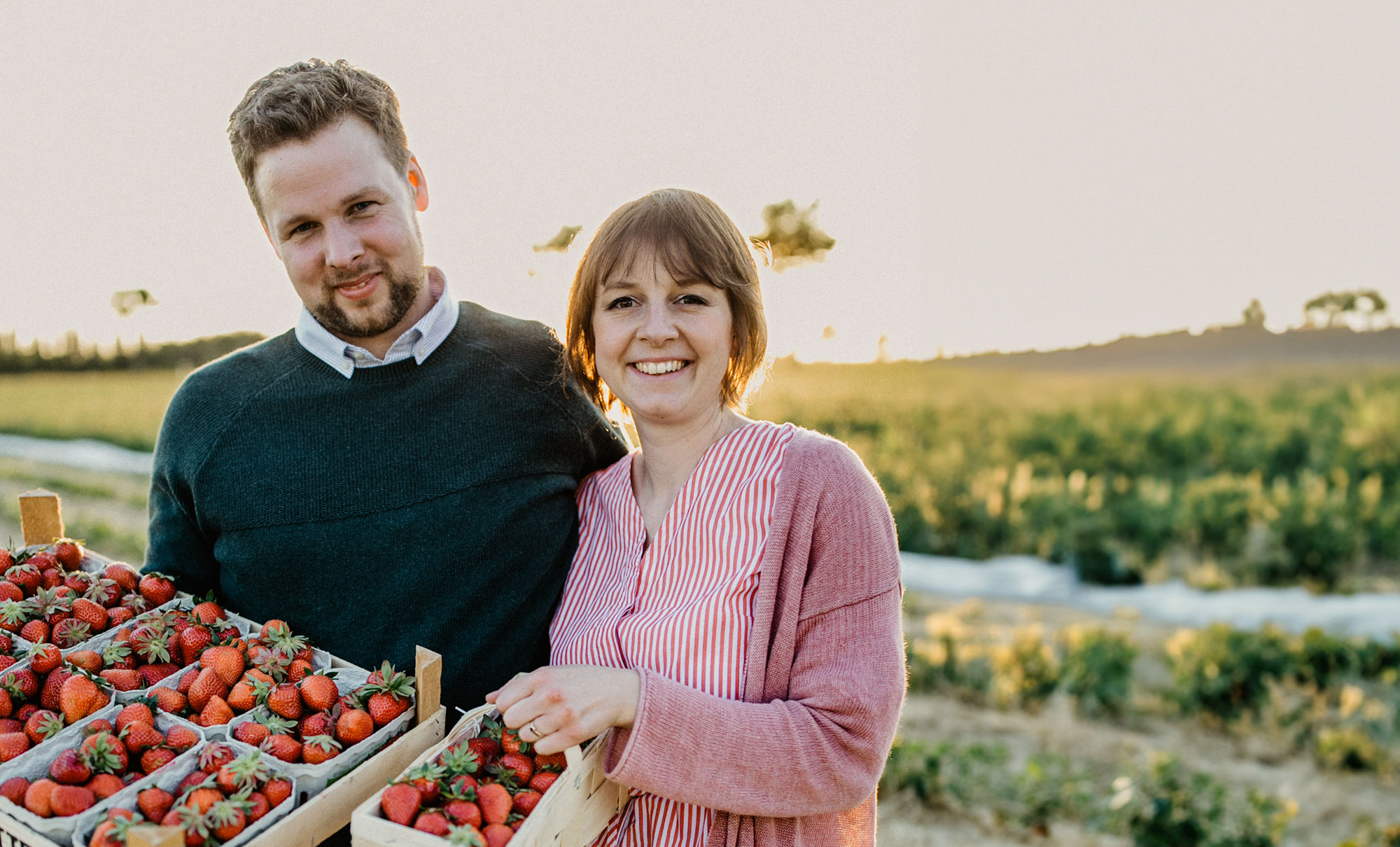 Ehepaar Olaf und Mareike Puls von Papes Gemüsegarten