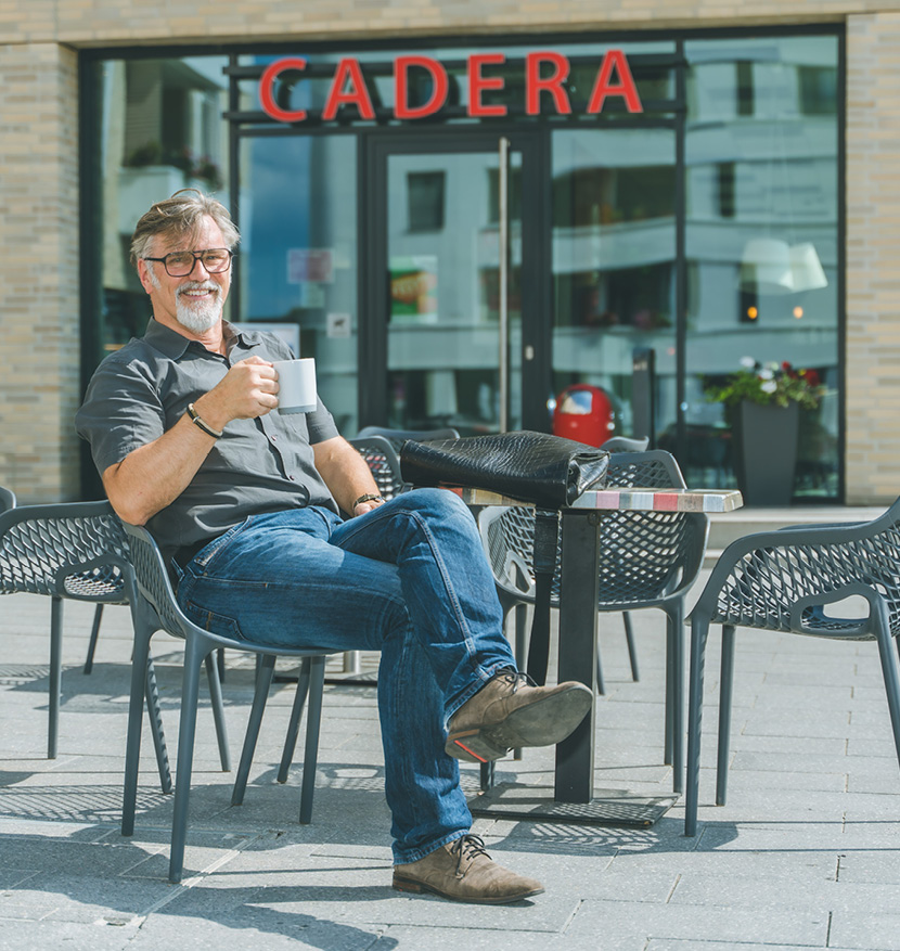 Frank Frank Petershagen auf Quartiersplatz