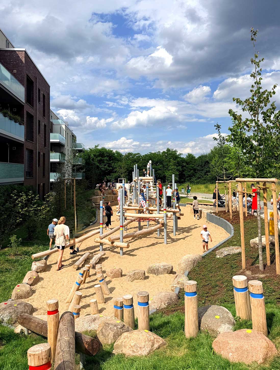 Kletterspielplatz in den Steimker Gärten